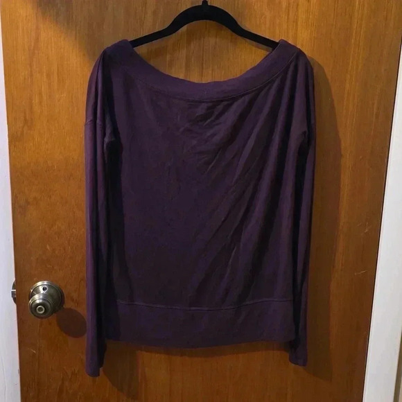 Athleta Maroon Long Sleeve Top XS - Picture 1 of 3